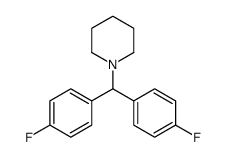 1-[双-(4-氟苯基)-甲基]-哌啶结构式