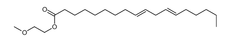 2-methoxyethyl octadeca-9,12-dienoate Structure