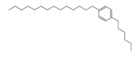 1-Hexyl-4-tetradecyl-benzol结构式