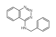 1,2,3-Benzotriazin-4-amine,N-(phenylmethyl)-结构式