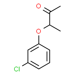 3-(3-Chlorophenoxy)-2-butanone structure
