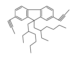 9,9-DI(2'-ETHYLHEXY)-2,7-DI-1-PROPYNYL-9H-FLUORENE structure