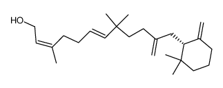(2Z,6E)-11-[[(S)-2,2-Dimethyl-6-methylenecyclohexyl]methyl]-3,8,8-trimethyl-2,6,11-dodecatrien-1-ol Structure