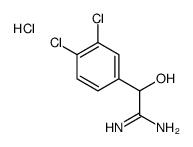 2-(3,4-dichlorophenyl)-2-hydroxyethanimidamide,hydrochloride结构式