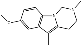 7-Methoxy-2,5-dimethyl-1,2,3,4-tetrahydropyrimido[1,6-a]indole structure