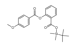 tert-butyldimethylsilyl 2-((4-methoxybenzoyl)oxy)benzoate结构式