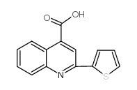 2-(噻吩-2-基)喹啉-4-甲酸结构式