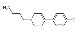 3-[4-(4-Chloro-phenyl)-3,6-dihydro-2H-pyridin-1-yl]-propylamine结构式