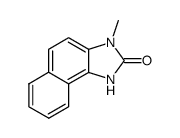 2H-Naphth[1,2-d]imidazol-2-one,1,3-dihydro-3-methyl-(8CI,9CI) Structure