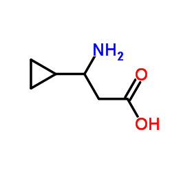 3-Amino-3-cyclopropylpropanoic acid Structure