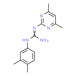 N-(3,4-Dimethylphenyl)-N'-(4,6-dimethylpyrimidin-2-yl)guanidine Structure