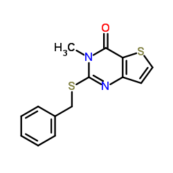 2-(Benzylsulfanyl)-3-methylthieno[3,2-d]pyrimidin-4(3H)-one structure