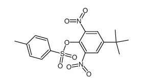 2,6-dinitro-4-t-butyl-phenyl (4-methyl)-benzenesulfonate Structure
