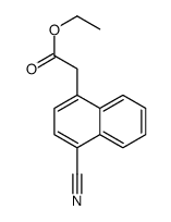 ethyl 2-(4-cyanonaphthalen-1-yl)acetate structure