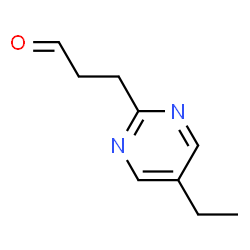 2-Pyrimidinepropanal, 5-ethyl- (9CI) structure