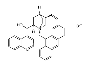 N-(9-Anthracenemethyl)cinchoniumbromide结构式