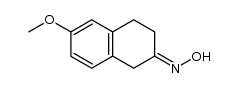 6-Methoxy-2-tetralon-oxim Structure