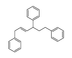 1,6-diphenylhex-4-en-3-ylbenzene Structure