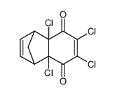 2,4,5,7-tetrachlorotricyclo[6.2.1.02.7]undeca-4,9-dien-3,6-dione结构式
