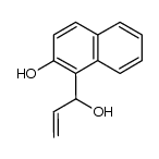 1-(β-Hydroxy-α-naphthyl)-2-propen-1-ol结构式