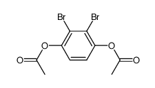 1,4-Diacetoxy-2,3-dibrombenzol结构式