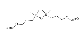 1,3-bis(3-formyloxypropyl)tetramethyldisiloxane Structure