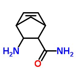 3-氨基双环螺[2.2.1]庚-5-烯-2-甲酰胺结构式