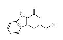 3-(hydroxymethyl)-2,3,4,9-tetrahydrocarbazol-1-one structure