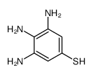 3,4,5-triaminobenzenethiol Structure