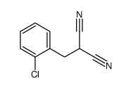 2-[(2-chlorophenyl)methyl]propanedinitrile Structure