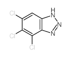 4,5,6-trichloro-2H-benzotriazole Structure