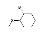 trans-1-Methylthio-2-bromocyclohexane结构式