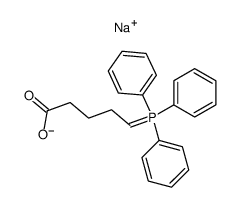 triphenylphosphonium salt of ω-bromopentanoic acid结构式