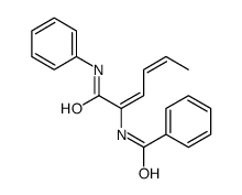 N-(1-anilino-1-oxohexa-2,4-dien-2-yl)benzamide结构式