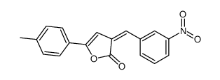 5-(4-methylphenyl)-3-[(3-nitrophenyl)methylidene]furan-2-one Structure