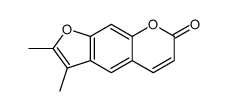 2,3-dimethylfuro[3,2-g]chromen-7-one Structure