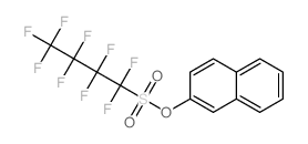 2-(1,1,2,2,3,3,4,4,4-nonafluorobutylsulfonyloxy)naphthalene结构式