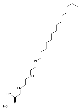 2-[2-[2-(tetradecylamino)ethylamino]ethylamino]acetic acid,hydrochloride Structure