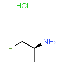 (S)-1-氟丙-2-胺盐酸盐结构式
