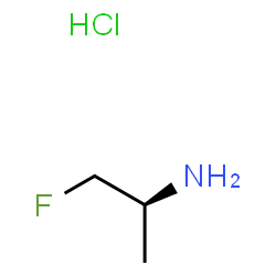 (S)-1-Fluoropropan-2-Amine Hydrochloride structure