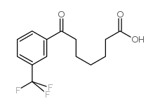 7-OXO-7-(3-TRIFLUOROMETHYLPHENYL)HEPTANOIC ACID structure