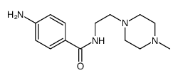 Benzamide, 4-amino-N-2-(4-methyl-1-piperazinyl)ethyl- Structure