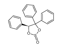 (S)-4,4,5-triphenyl-1,3,2-dioxathiolane-2-oxide Structure