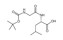 N-Boc-甘胺酰基-L-亮氨酸图片