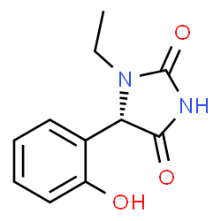 2,4-Imidazolidinedione,1-ethyl-5-(2-hydroxyphenyl)-,(5S)-(9CI)结构式