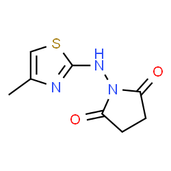 2,5-Pyrrolidinedione, 1-[(4-methyl-2-thiazolyl)amino]- (9CI) picture
