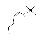 (Z)-1-trimethylsilyloxypent-1-ene结构式