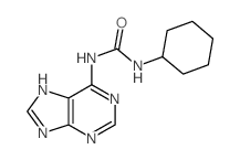 1-cyclohexyl-3-(5H-purin-6-yl)urea structure