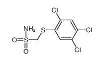 (2,4,5-trichlorophenyl)sulfanylmethanesulfonamide Structure