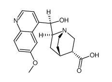 6'-methoxyl-(8S,9R)-cinchonan-9-ol-3-carboxylic acid Structure